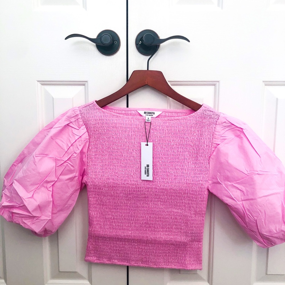 SOLD! BB Dakota by Steve Madden pink new with tags blouse/top.